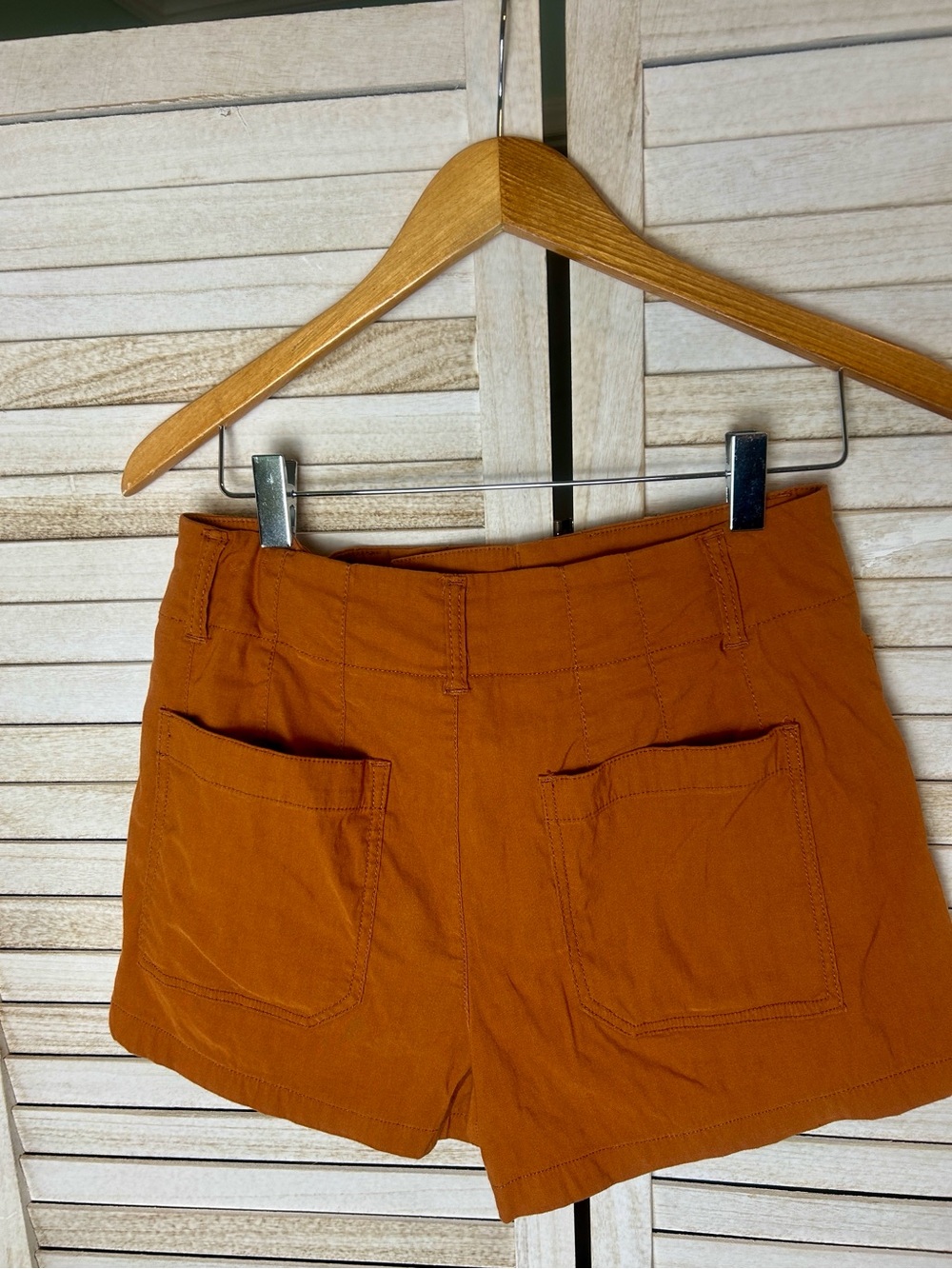 Maeve by Anthropologie Colette Linen Stretch High-rise Shorts Size 28 - Picture 4 of 6